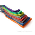 Nylon polyester eye-eye webbing sling with color code